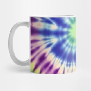 AI tie dye, purple and blue Mug